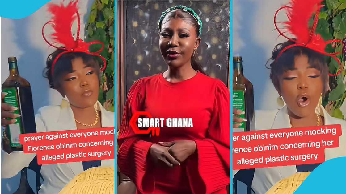 Florence Obinim, gospel singer Ghana, cosmetic surgery allegations, Bishop Daniel Obinim, anointing oil curses, social media controversy, plastic surgery rumours