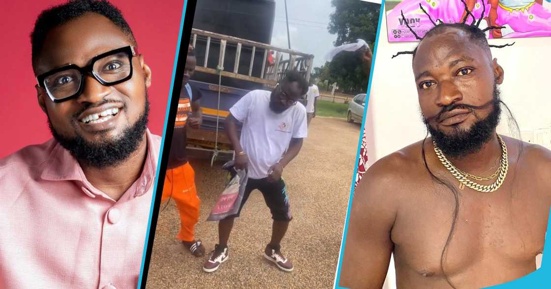 Funny Face Shows Off Dance Moves In Sunyani After Dropping Cheeky Apology To His Baby Mama (Video) Funny Face Shows Off Dance Moves In Sunyani After Dropping Cheeky Apology To His Baby Mama (Video)