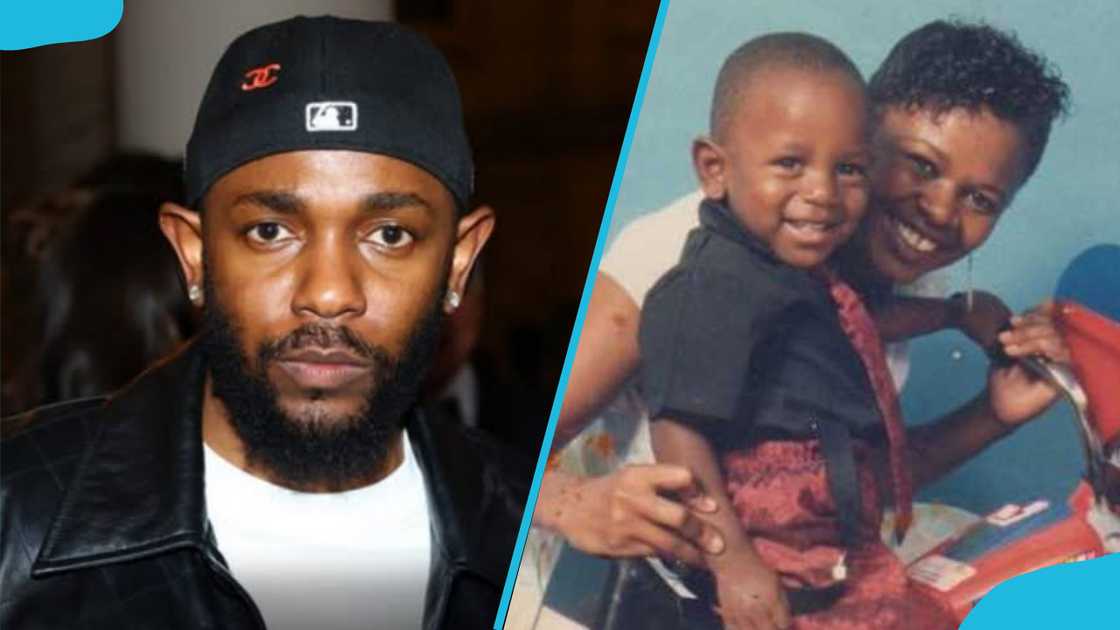 Kendrick Lamar and his mom Kendrick Lamar and his mom