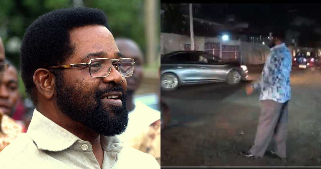 Oko Vanderpuije spotted busily directing choked traffic at Sakaman Oko Vanderpuije spotted busily directing choked traffic at Sakaman