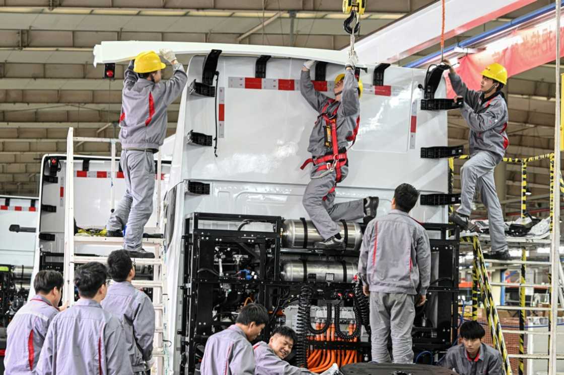 Electric trucks represent less than one percent of truck sales worldwide -- with China making up 70 percent of those sales in 2023 Electric trucks represent less than one percent of truck sales worldwide -- with China making up 70 percent of those sales in 2023