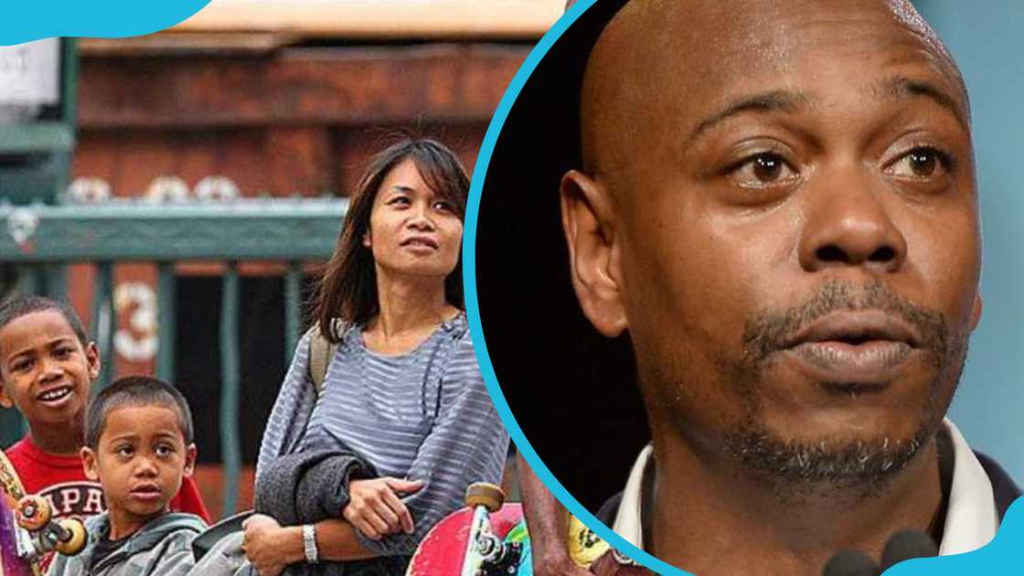 Dave Chappelle and his family Dave Chappelle and his family
