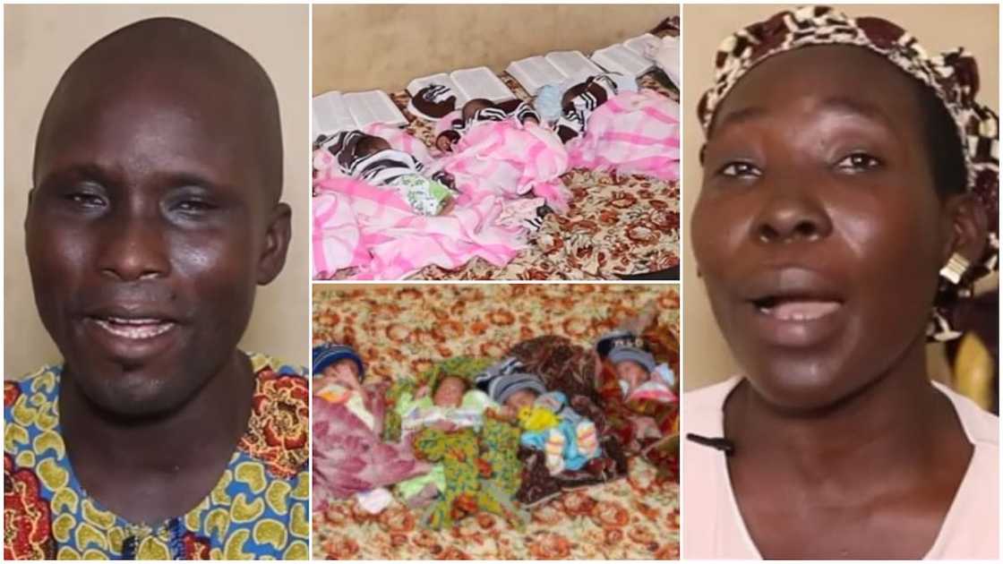 After Woman Gave Birth to 5 Kids at once, Husband Said he's Scared, Complained about not Having Food