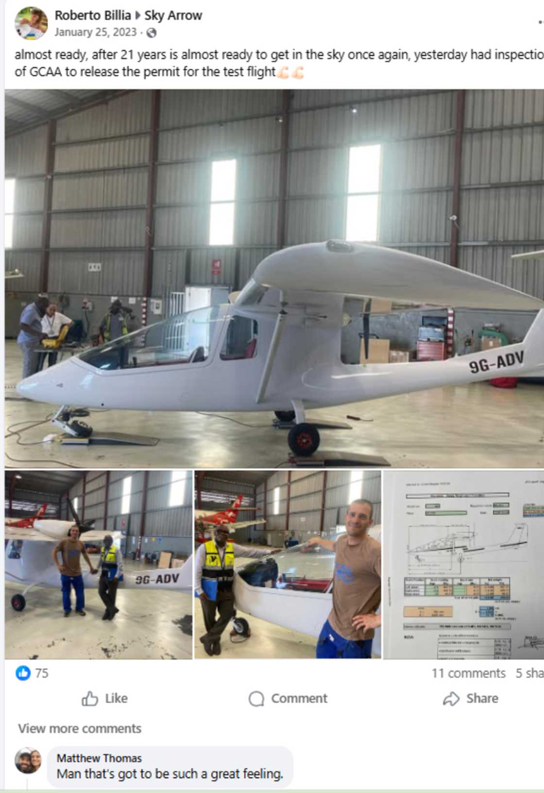 Tema Plane Crash, Sky Arrow Plane, Ghana Plane Crash, Oninku Park, Roberto Billia, 9G-ADV