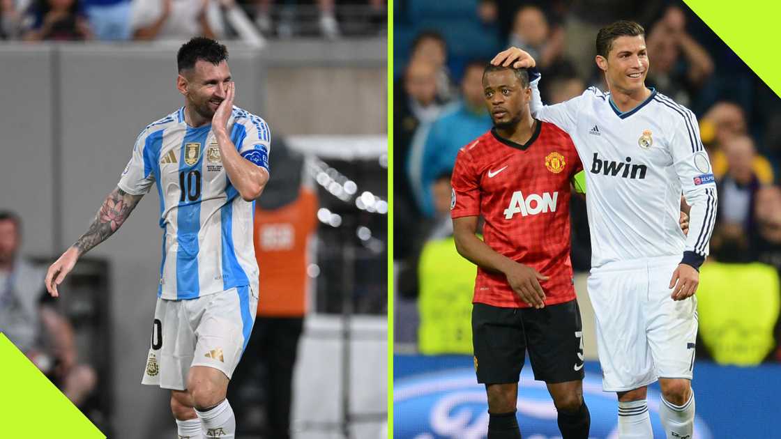 Patrice Evra has publicly disclosed his love for Lionel Messi despite preferring Cristiano Ronaldo as GOAT. Patrice Evra has publicly disclosed his love for Lionel Messi despite preferring Cristiano Ronaldo as GOAT.