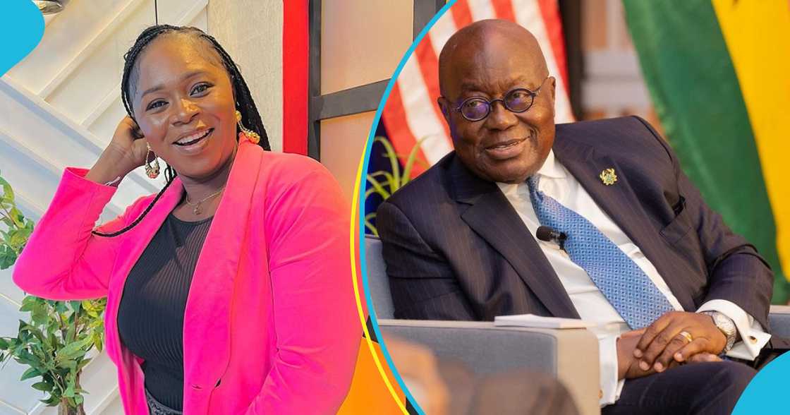 GH Mouthpiece and Nana Akufo-Addo in photos