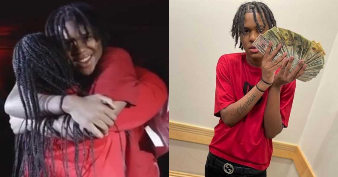 Charlise Freeman and her son Charlise Freeman and her son