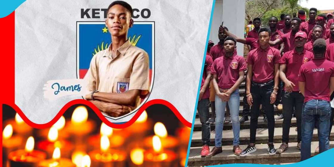 Photo of James Lutterodt and some vandals Photo of James Lutterodt and some vandals