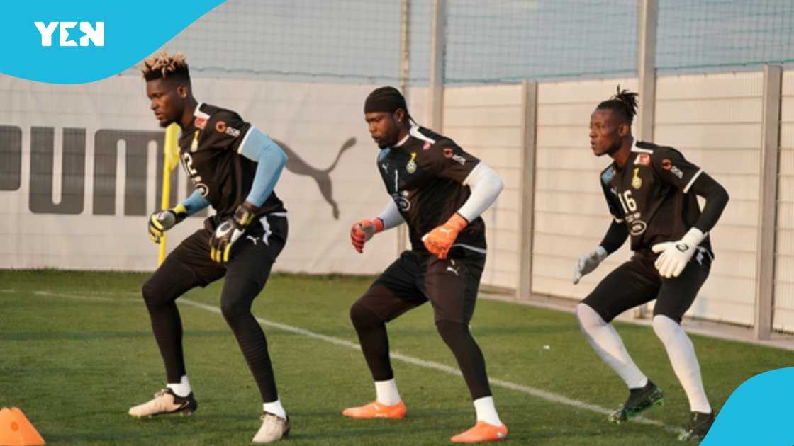 Lawrence Ati Zigi: What Black Stars Goalkeeper Does Before Every Match Emerges Lawrence Ati Zigi: What Black Stars Goalkeeper Does Before Every Match Emerges