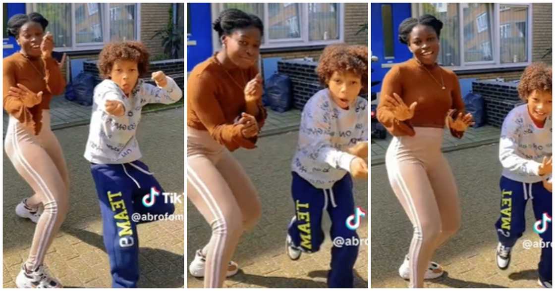 Photo of Ghanaian mom and her son Photo of Ghanaian mom and her son