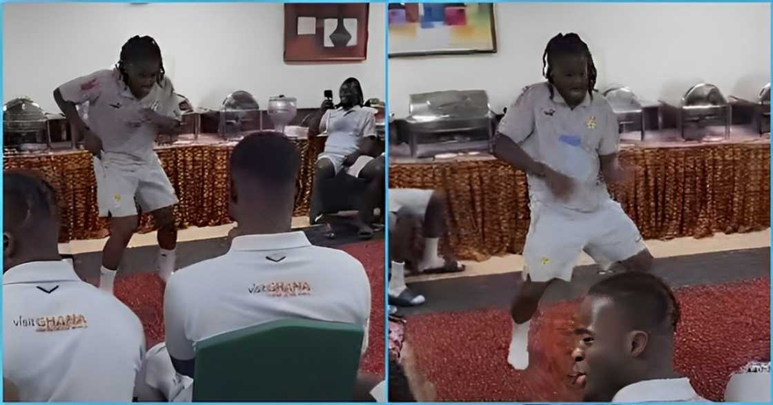 Black Stars players dance, fans cheer them up: "More energy to play against Mali"