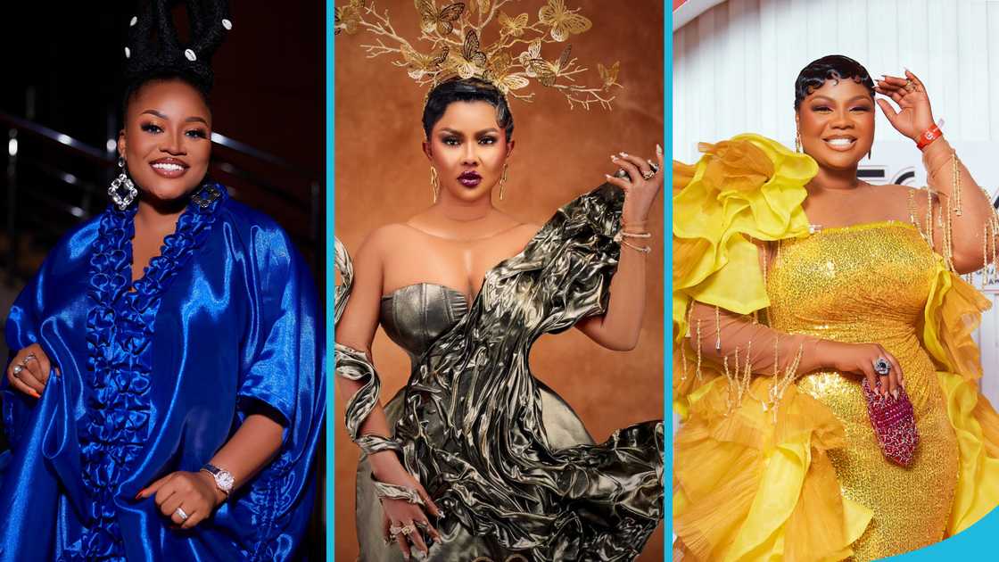 MzGee, Nana Ama McBrown, Empress Gifty, Nana Ama McBrown's birthday, McBrown's age. McBrown's movies MzGee, Nana Ama McBrown, Empress Gifty, Nana Ama McBrown's birthday, McBrown's age. McBrown's movies