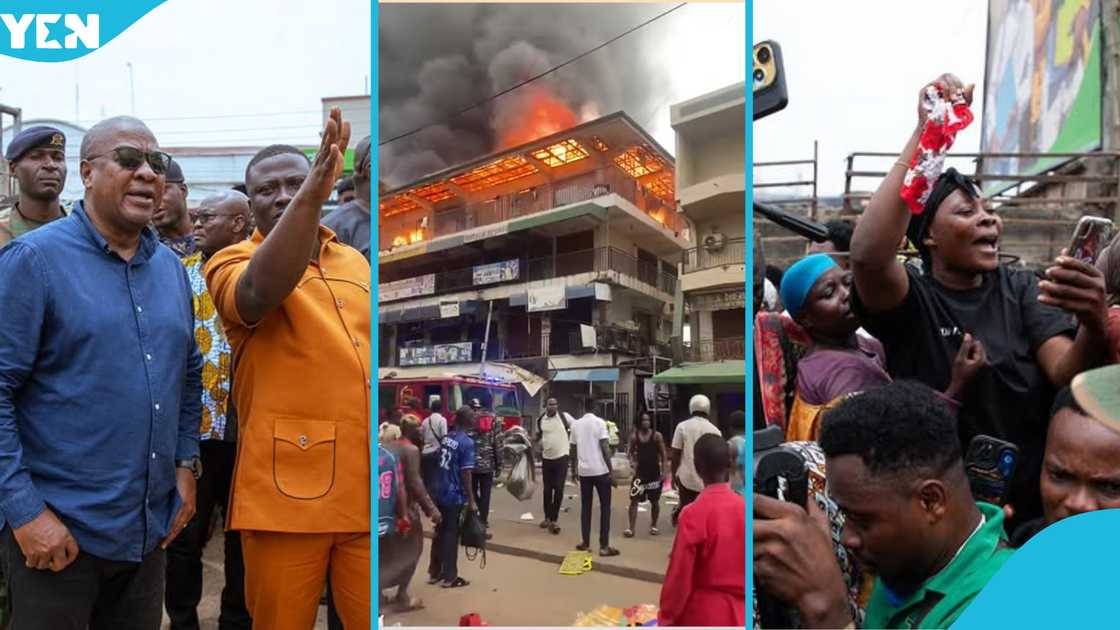 John Mahama, Adum Market, Market Fires, Ghana, Shops, Traders, Appiah Stadium John Mahama, Adum Market, Market Fires, Ghana, Shops, Traders, Appiah Stadium