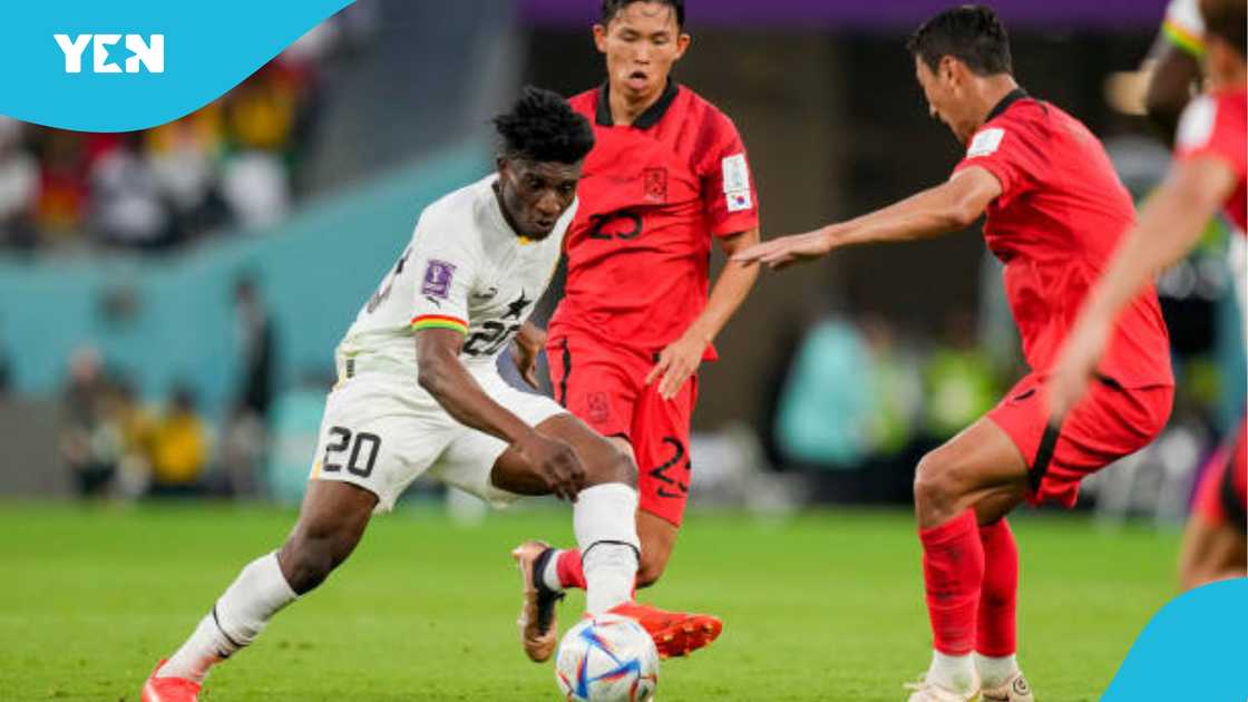 Mohammed Kudus in action at the FIFA World Cup. Mohammed Kudus in action at the FIFA World Cup.