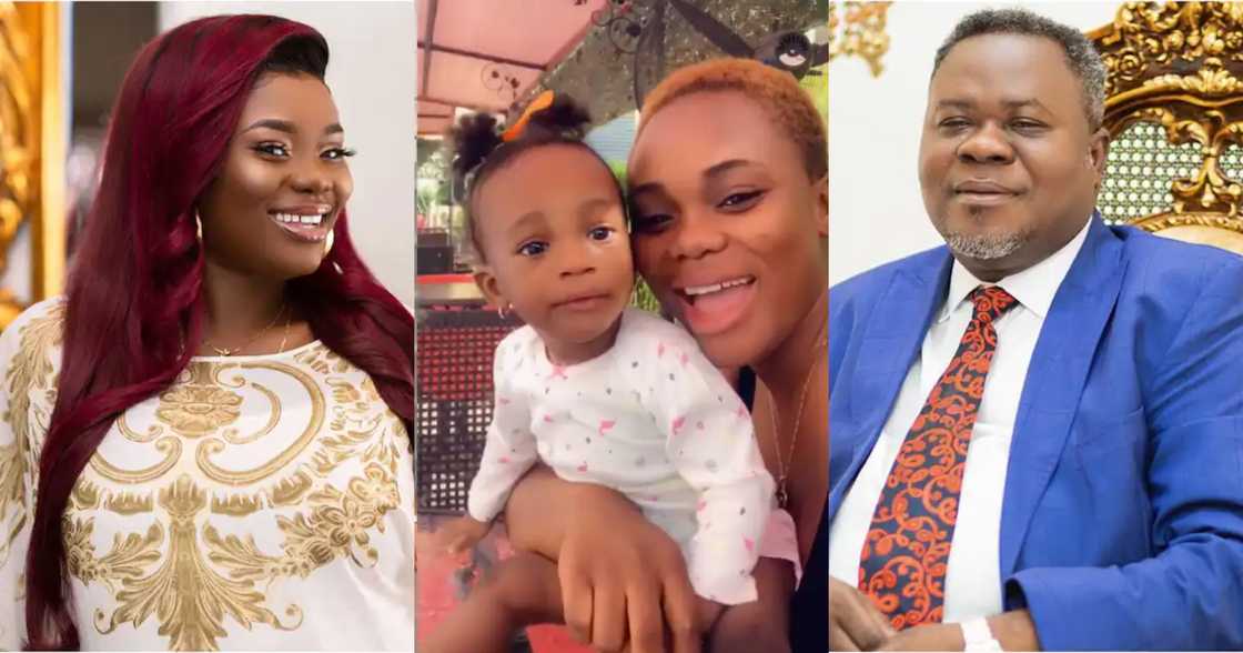 Akua GMB's daughter Agudie with Dr Kwaku Oteng Akua GMB's daughter Agudie with Dr Kwaku Oteng