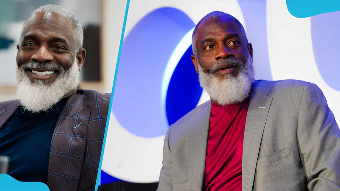 Myron Golden (L) is smiling. Myron Golden (R) poses for a photo Myron Golden (L) is smiling. Myron Golden (R) poses for a photo