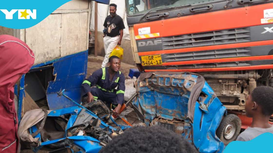 Two Feared Dead After Brake Failure Causes Multi-Vehicle Crash at Krofrom in Kumasi