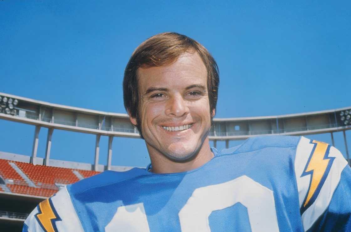 Lance Alworth poses for a portrait