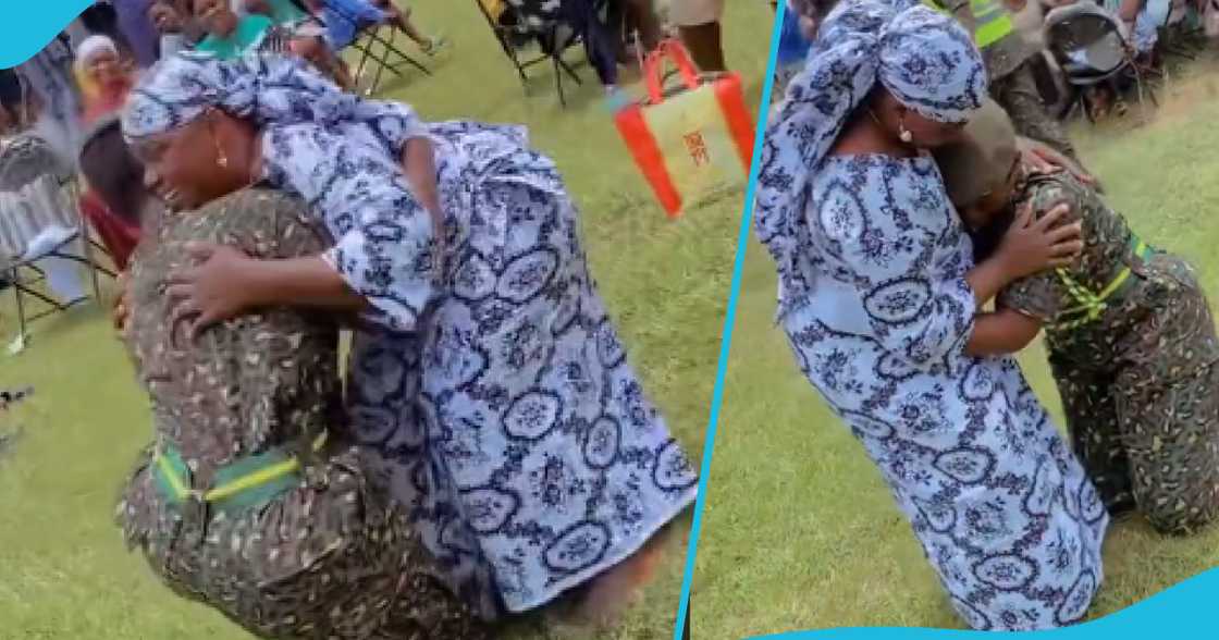 Photo of Immigration officer and her mother Photo of Immigration officer and her mother