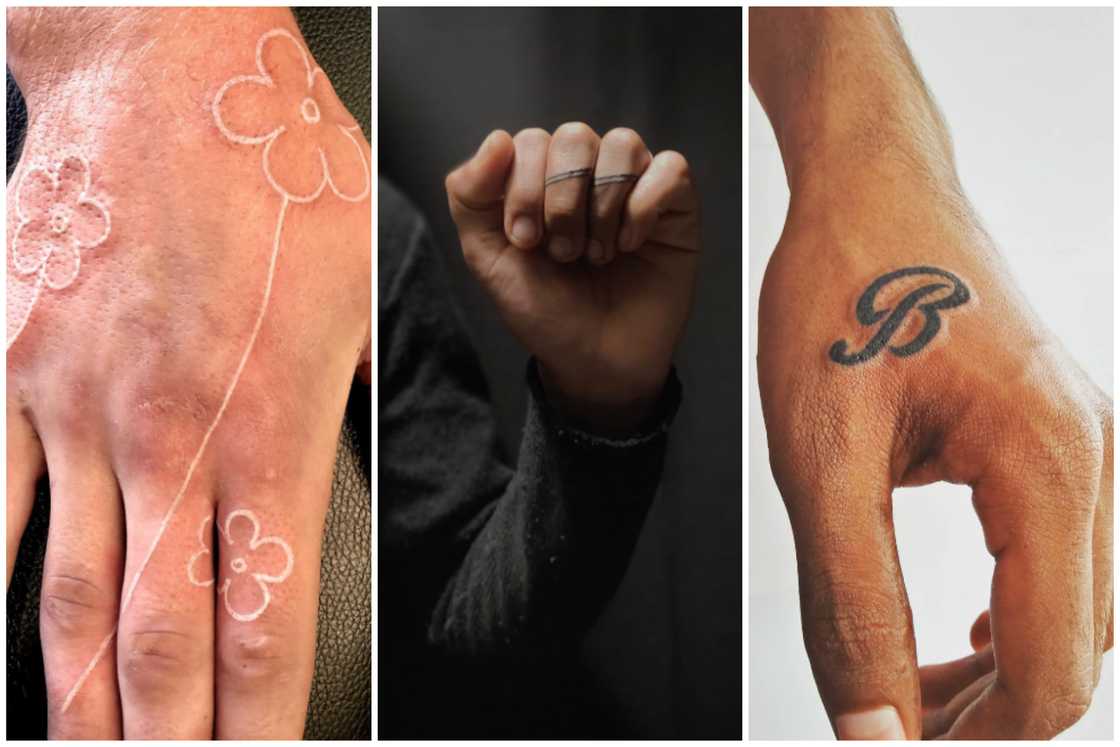 Hand tattoos