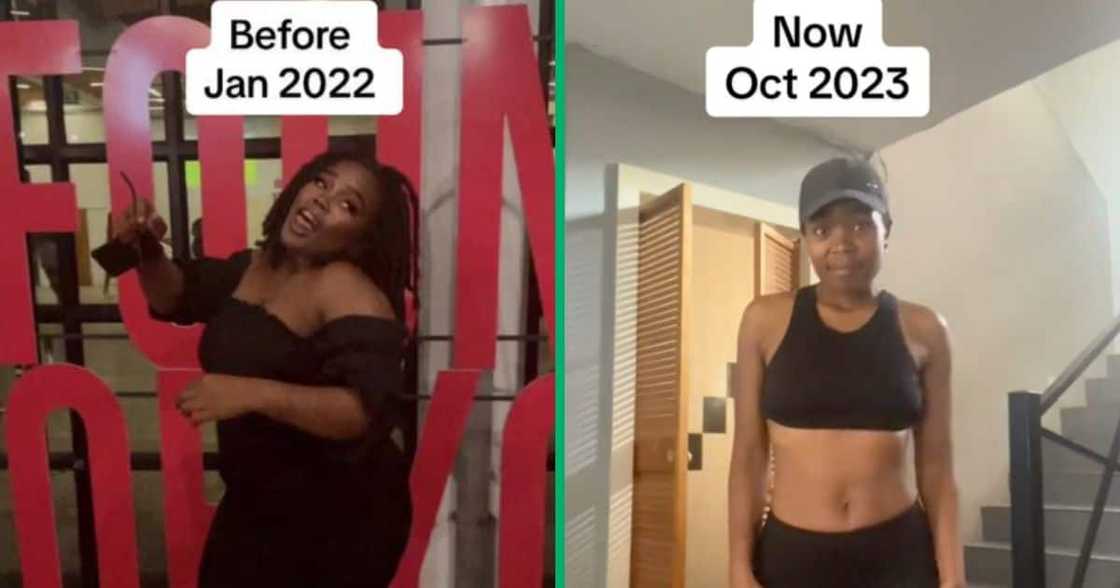 Woman shows off her radical transformation. Woman shows off her radical transformation.