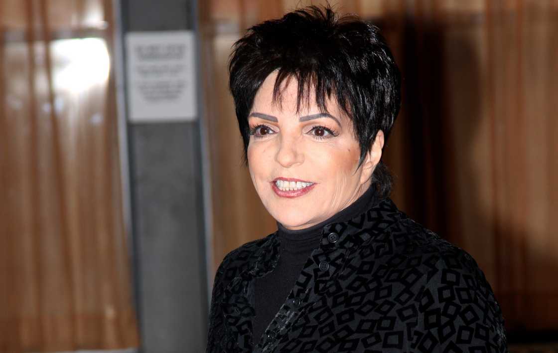 Liza Minnelli performs at an open rehearsal for Liza's at the Palace on Broadway at the Chelsea Rehearsal Studios in New York City Liza Minnelli performs at an open rehearsal for Liza's at the Palace on Broadway at the Chelsea Rehearsal Studios in New York City