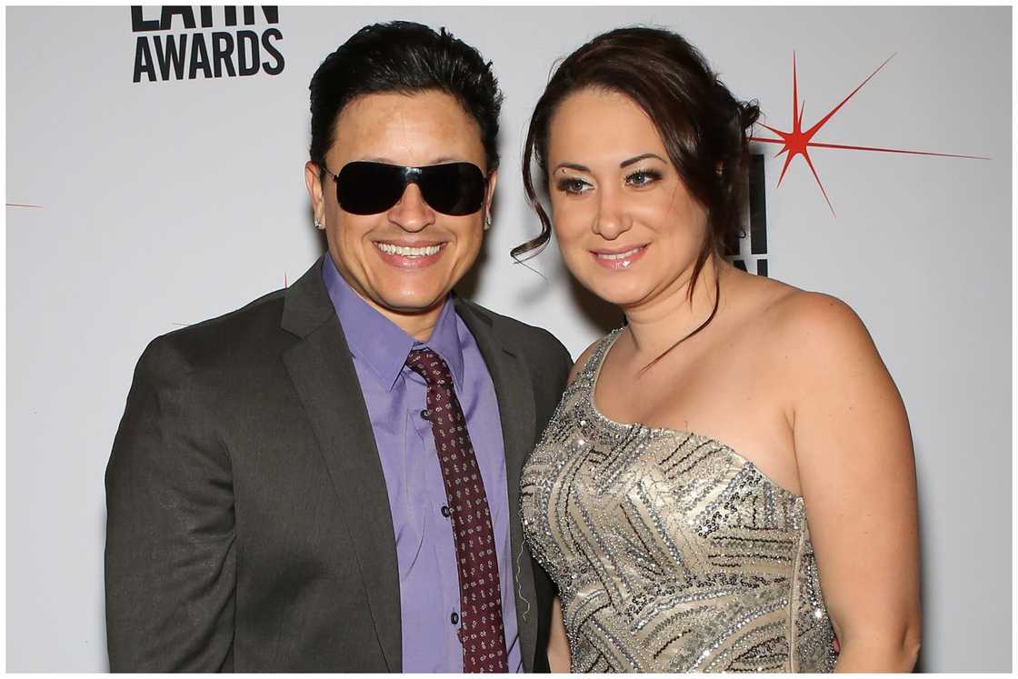 Elvis Crespo and Maribel Vega arrive at the 21st annual BMI Latin Awards