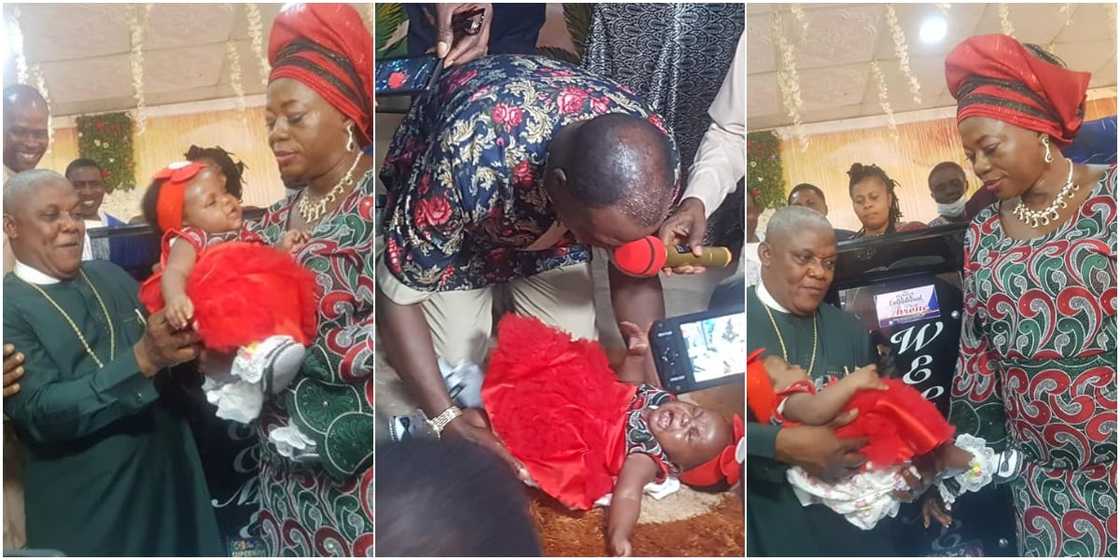 Joy as Nigerian pastor and his wife finally welcome 1st child after 25 years of marriage Joy as Nigerian pastor and his wife finally welcome 1st child after 25 years of marriage