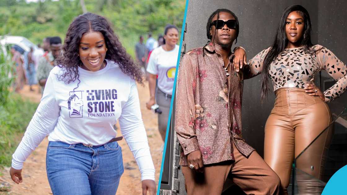 Stonebwoy and his wife, Stonebwoy, Dr Louisa Satekla, The Livingstone Foundation