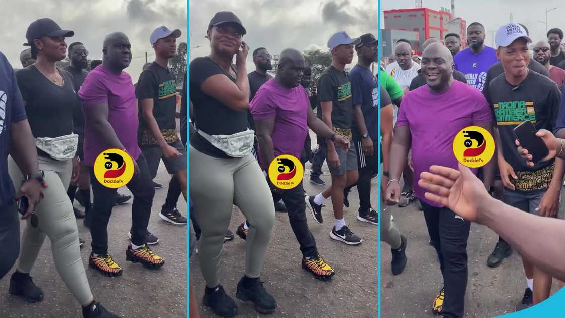 Chief of Staff at the Presidency, Julius Debrah. Julius Debrah's wife, Victoria Debrah, Health Walk, Fitness events in Ghana Chief of Staff at the Presidency, Julius Debrah. Julius Debrah's wife, Victoria Debrah, Health Walk, Fitness events in Ghana