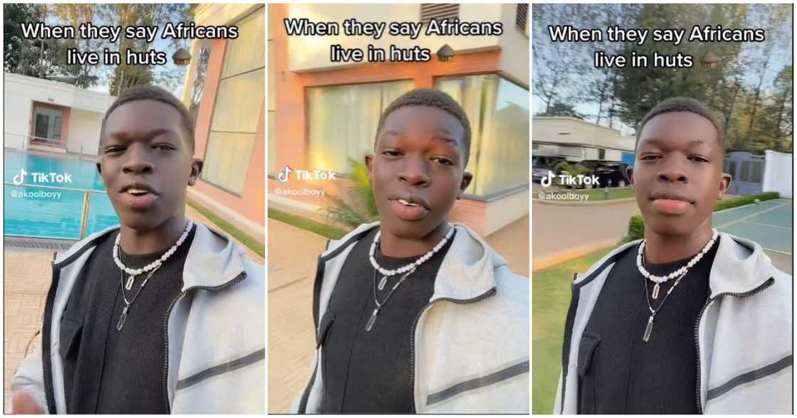 Photos of a TikToker who flaunt a plush house in Africa Photos of a TikToker who flaunt a plush house in Africa