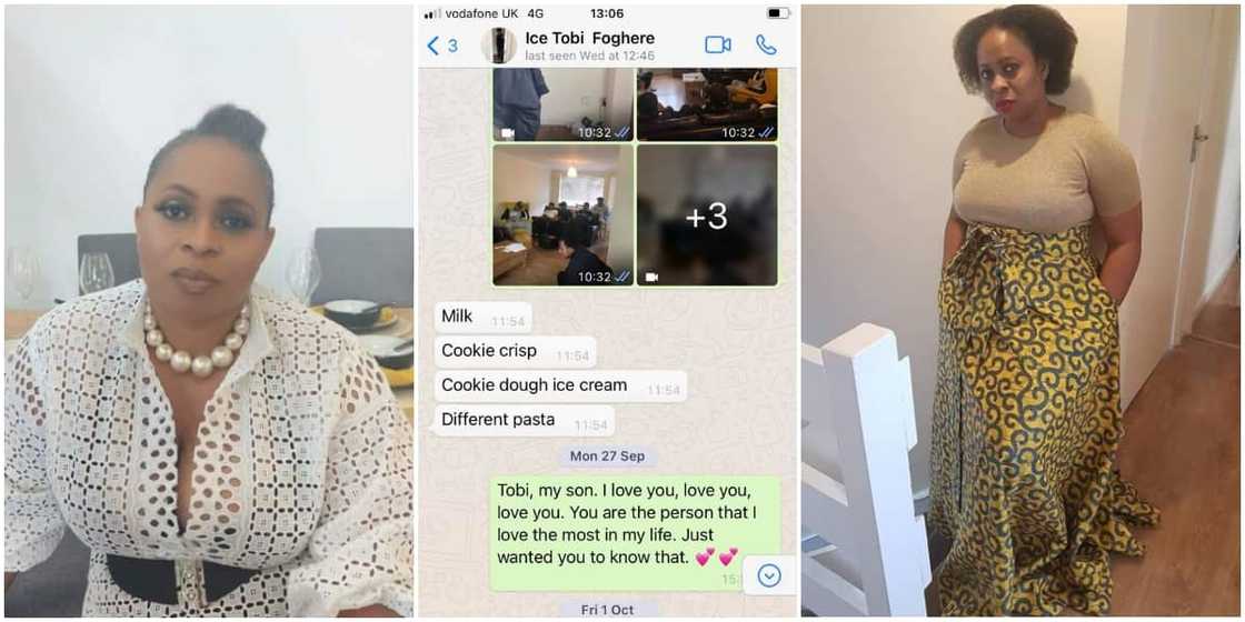 Hard guy; Reactions as Nigerian mum gets epic response after telling grown-up son she loves him on WhatsApp Hard guy; Reactions as Nigerian mum gets epic response after telling grown-up son she loves him on WhatsApp