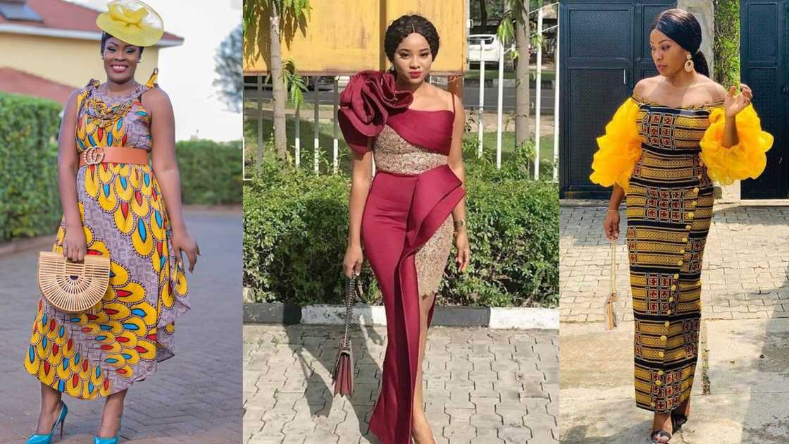 Ladies wearing Ankara church dresses Ladies wearing Ankara church dresses