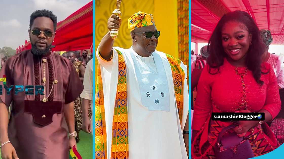 Patoranking, John Dramani Mahama, Jackie Appiah, January 7, Swearing-in ceremony, Black Star Square, Ghana's first female vice-president Patoranking, John Dramani Mahama, Jackie Appiah, January 7, Swearing-in ceremony, Black Star Square, Ghana's first female vice-president