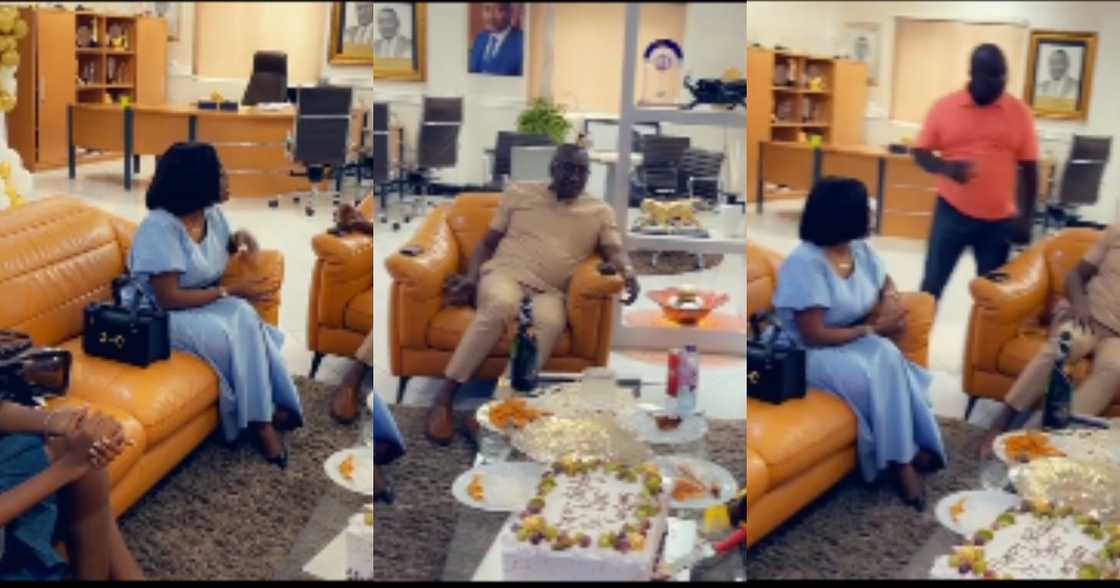 Natalie Fort, Nana Aba Anamoah, others surprise Ofori Sarpong on his b'day today (video) Natalie Fort, Nana Aba Anamoah, others surprise Ofori Sarpong on his b'day today (video)