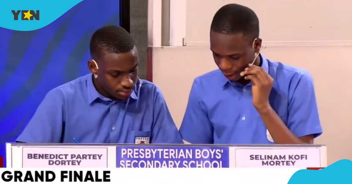 Photos of the PRESEC Legon NSMQ team