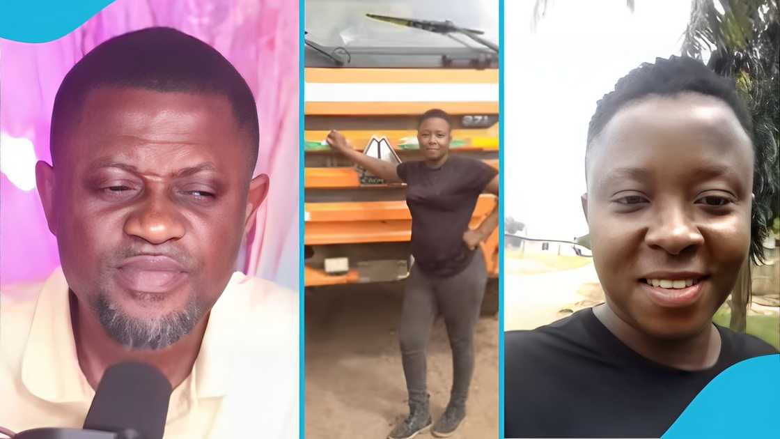 Female truck driver in Ghana, DJ Nyame, SVTV Africa, pharmacist job, male dominated job Female truck driver in Ghana, DJ Nyame, SVTV Africa, pharmacist job, male dominated job