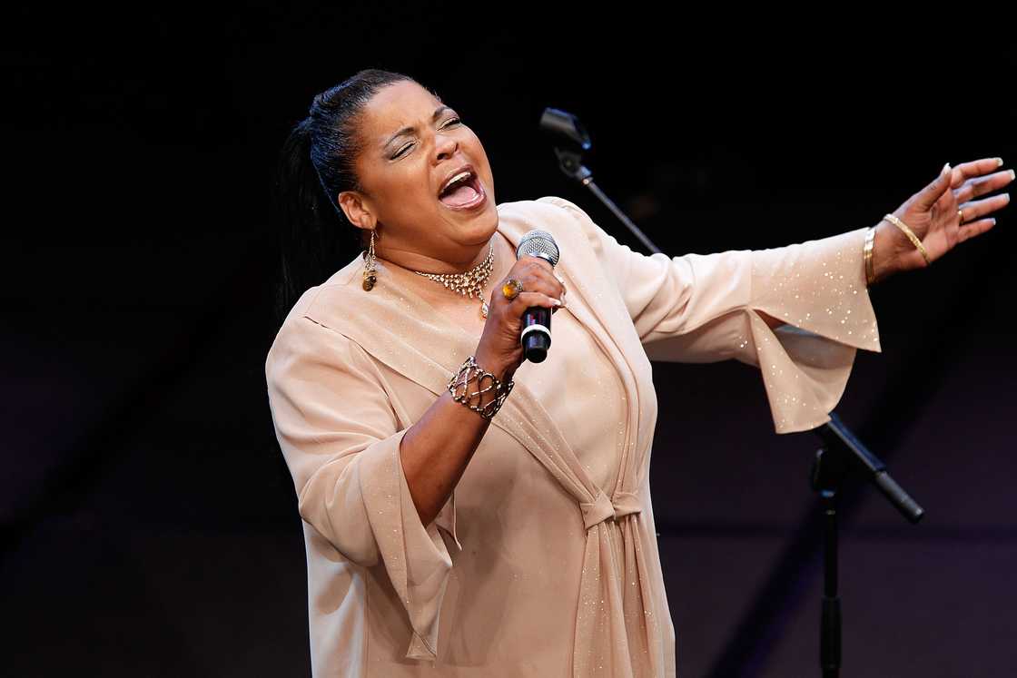 Recording artist Shelia Raye Charles, daughter of Ray Charles, performs at The Andrew Young Foundation's celebration of the 80th birthday of Andrew Young. Recording artist Shelia Raye Charles, daughter of Ray Charles, performs at The Andrew Young Foundation's celebration of the 80th birthday of Andrew Young.