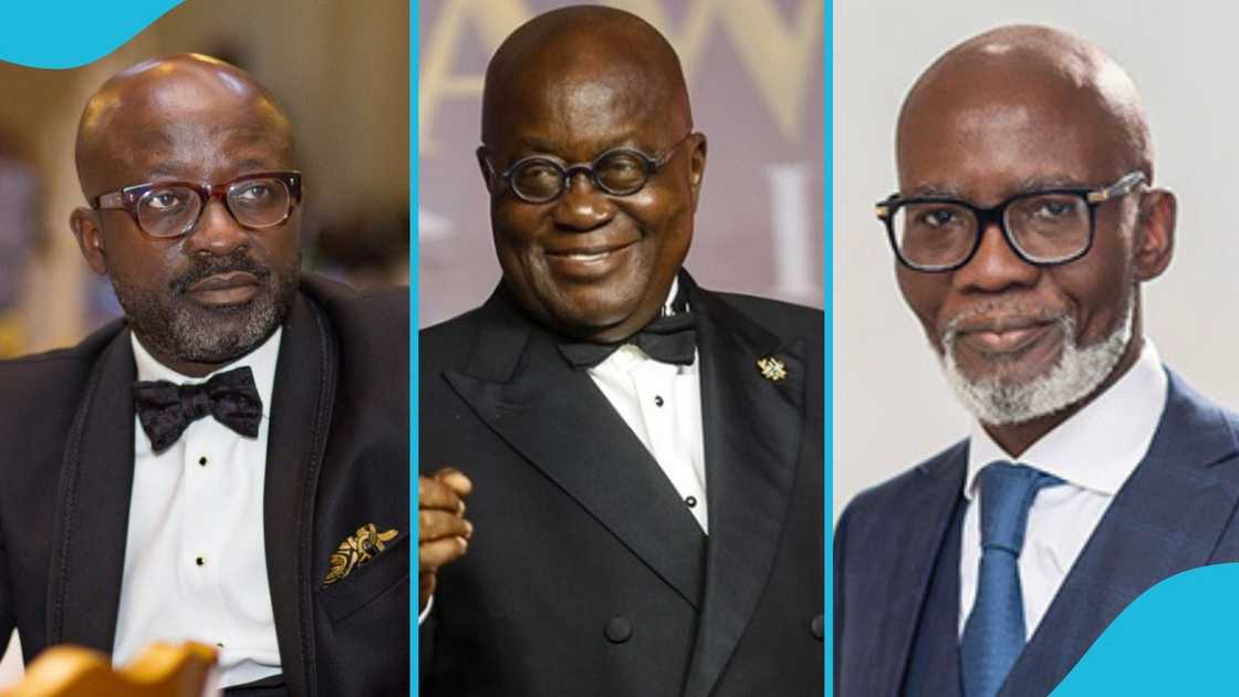 Former President Akufo-Addo, Nana Asante Bediatuo, Gabby Asare Otchere-Darko, Akufo-Addo's birthday Former President Akufo-Addo, Nana Asante Bediatuo, Gabby Asare Otchere-Darko, Akufo-Addo's birthday