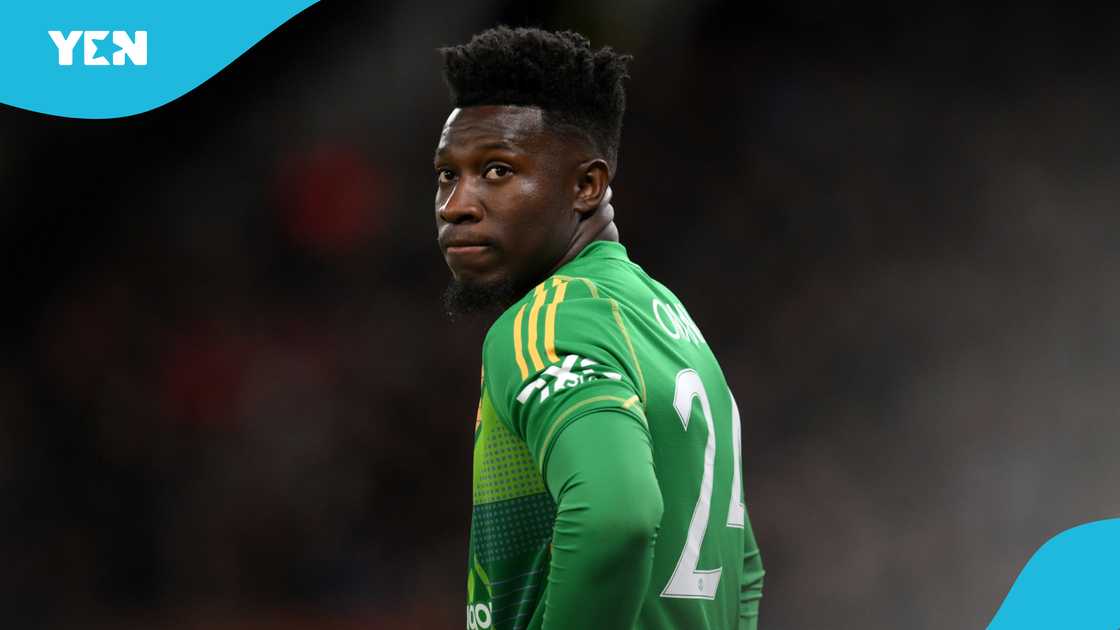 Andre Onana, Manchester United, Grimsby, Carabao Cup Andre Onana, Manchester United, Grimsby, Carabao Cup