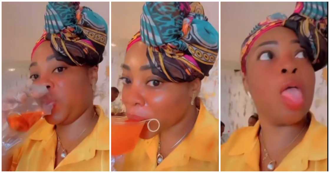 Moesha Boduong Spotted Taking Alcohol In Video; Says She's A Stubborn Child Of God