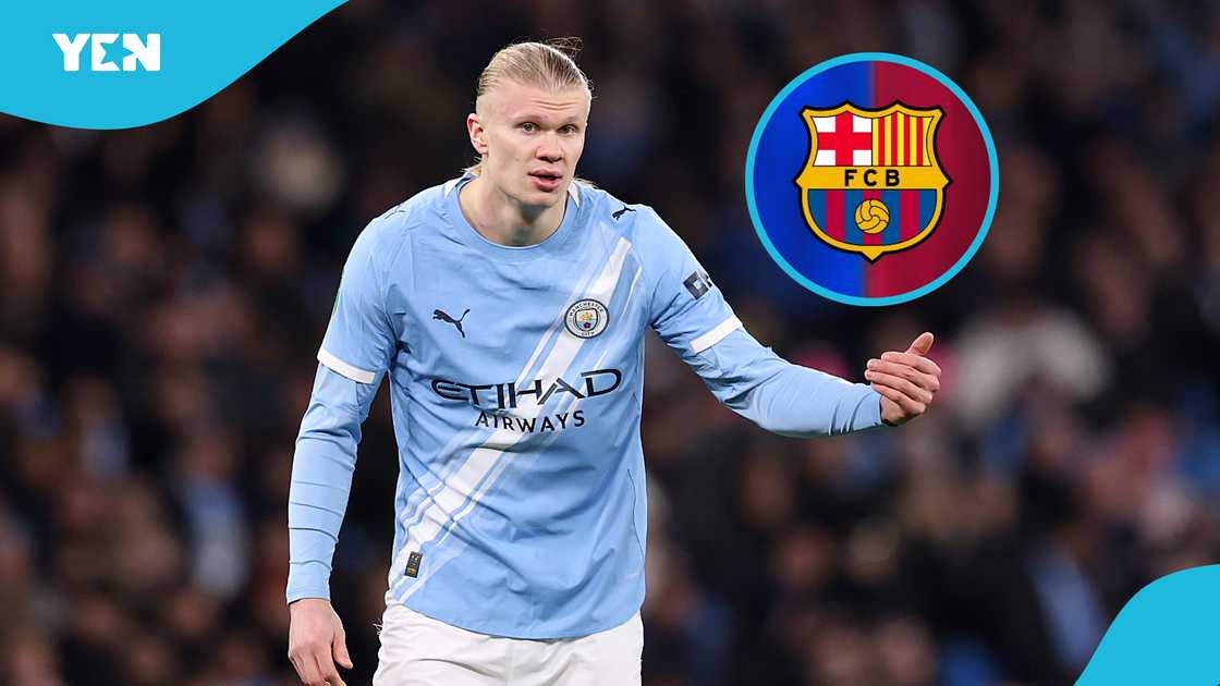 Barcelona, Erling Haaland, Barcelona transfer news, Haaland to Barcelona, Manchester City striker, Joan Soler, LaLiga transfer rumours, Haaland contract, Real Madrid interest, Florentino Perez, Julian Alvarez