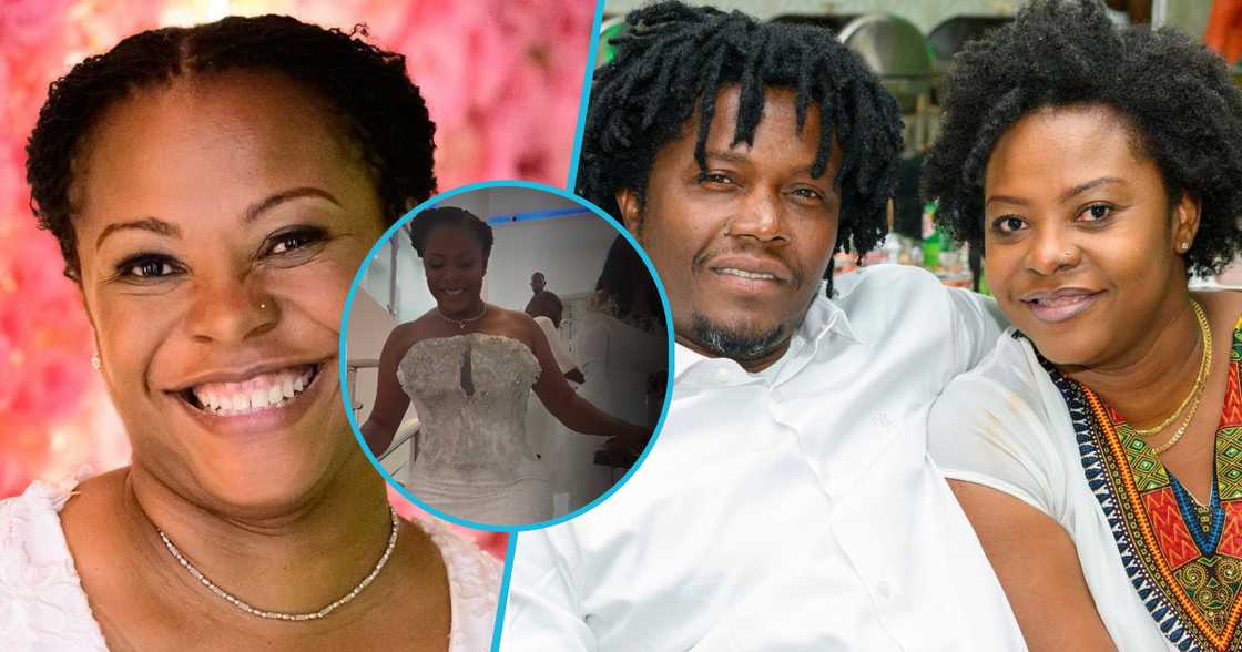 Sweet Adjeley and her husband in Ghana Sweet Adjeley and her husband in Ghana