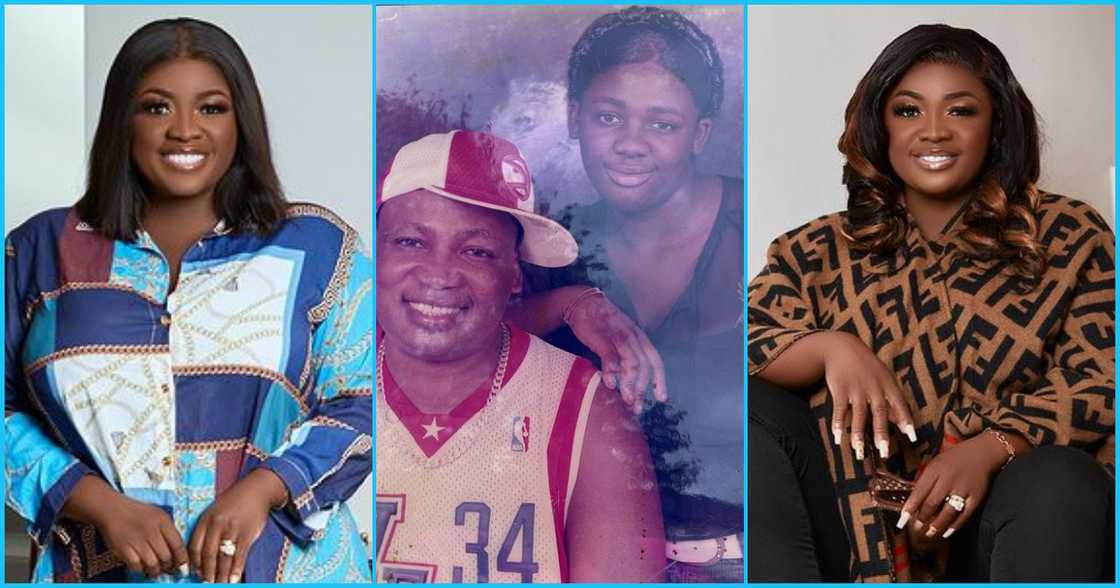 Tracey Boakye and her father Tracey Boakye and her father