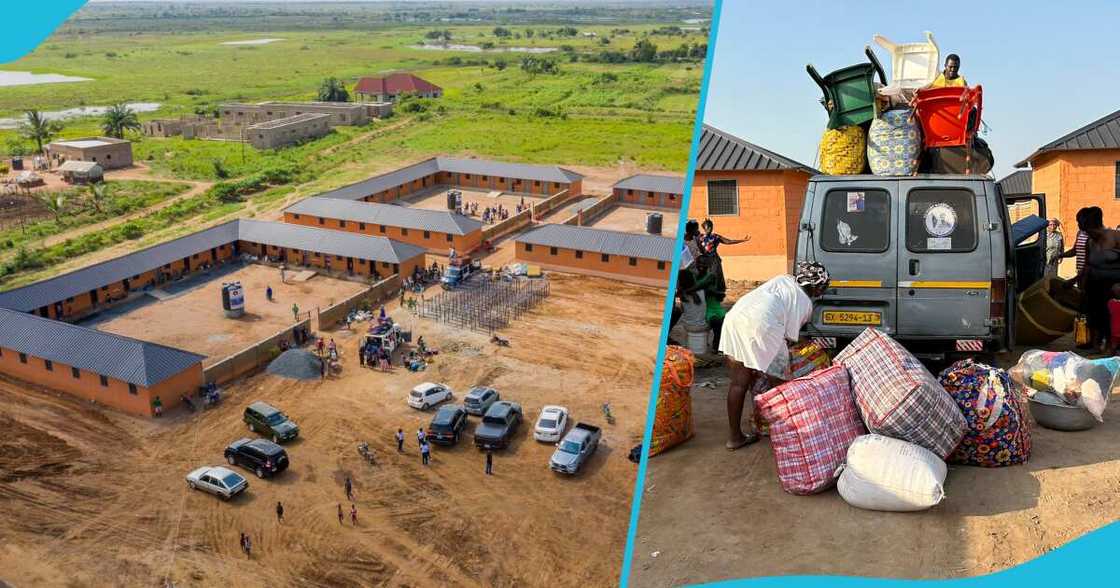 New housing for akosombo flooding victims New housing for akosombo flooding victims