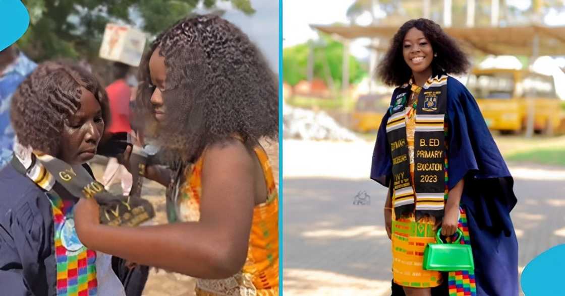 Ghanaian lady , first degree, mother, university, honours