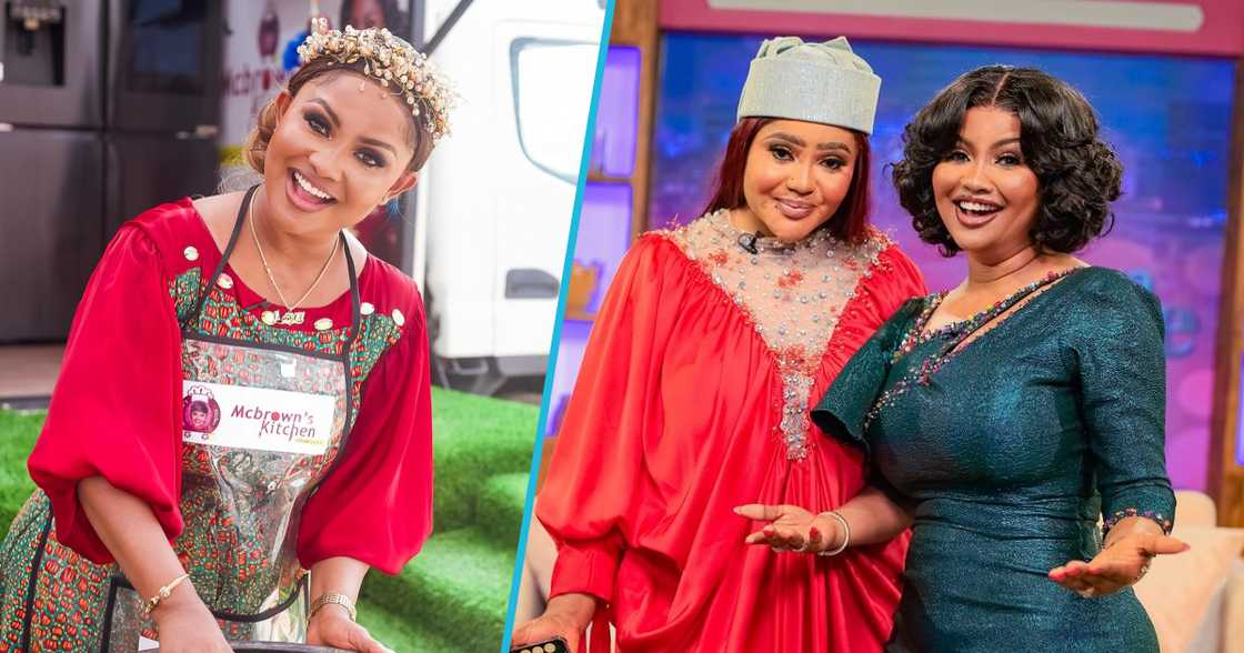 Nana Ama McBrown and Aba Dope Nana Ama McBrown and Aba Dope