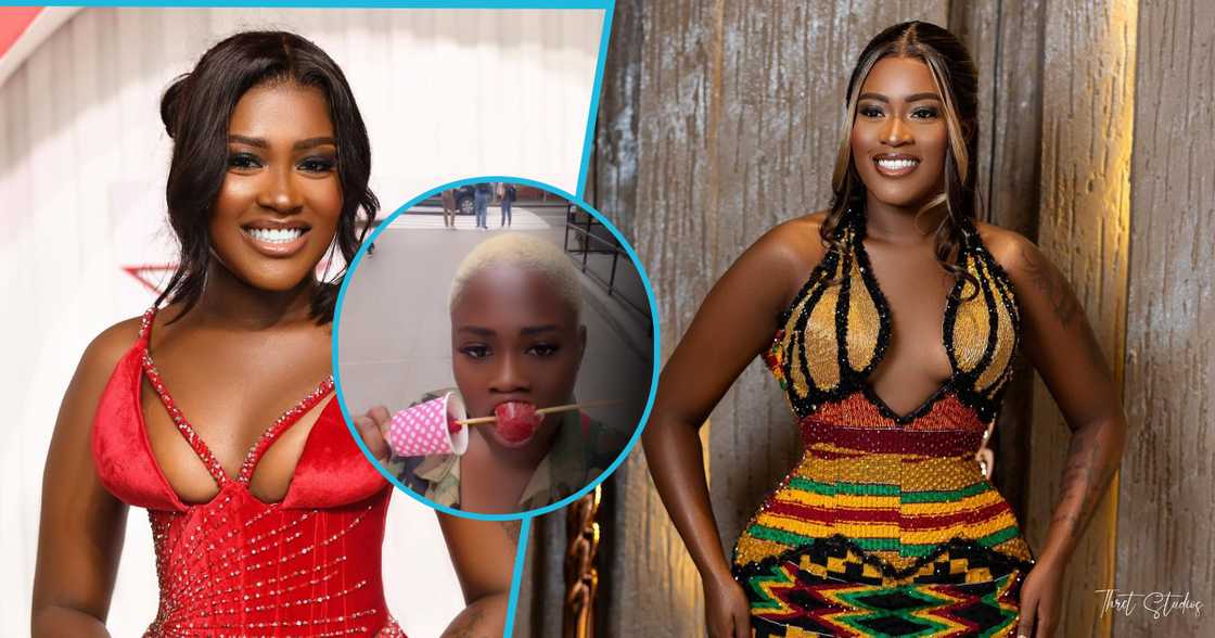 Fella Makafui in New York Fella Makafui in New York