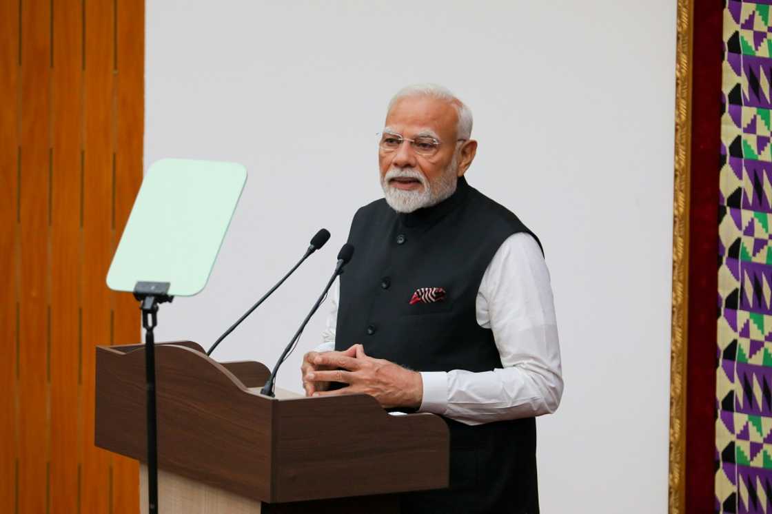 Modi made much of the democratic political system the two countries have in common