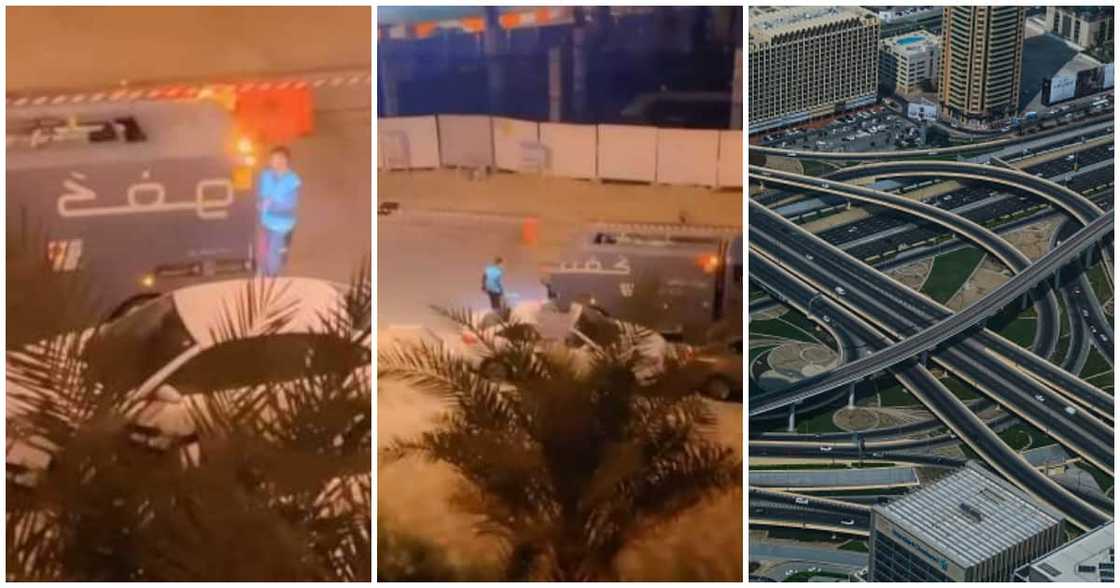 Netizens react to video of a 'moving filling station' in Dubai Netizens react to video of a 'moving filling station' in Dubai